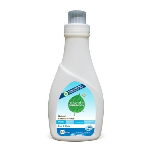 Seventh Generation, Fabric Softener, Free & Clear, 32.00 OZ (Pack of 6) ( Value Bulk Multi-pack)