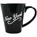 Script Mug Java NY Black White Inside