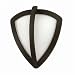 Atlantis Bronze Diamond 14 High Outdoor Wall Light