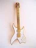 B.C.リッチビック 白 ギター ミニピン B.C. Rich Bich Guitar Mini Pin
