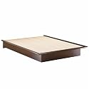 South Shore Furniture, Step One Collection, Queen Platform Bed with Moulding 60", Chocolate