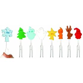 VacuVin Snack Marker Christmas Crowd, Set mit 8 St�ck