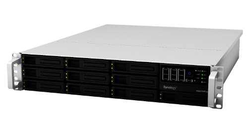 Synology RackStation 10-Bay (Diskless) 2U NAS Rackmount Network Attached Storage RS3411RPxs (Silver/Black)