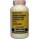 Diphenhydramine HCI 25 mg   1000 Capsules