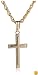 14k Gold Filled Cross Pendant, 18