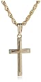 14k Gold Filled Cross Pendant, 18