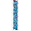 Jointed Rock &amp; Roll Pull-Down Cutout Party Accessory (1 count) (1/Pkg)