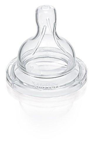 Philips Avent SCF632/27 - 2 x Zweiloch-Sauger - langsamer Nahrungsfluss