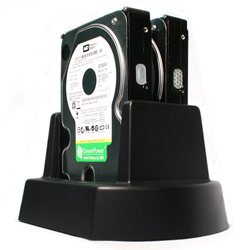 Cavalry CAHDD Series USB Dual-Bay Dock 4 TB (2x2TB 3.5-Inch SATA Hard Drives) CAHDD3004T02 by Cavalry
