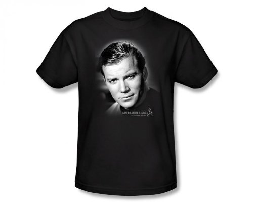  Star Trek Captain Kirk Portrait Sci Fi TV Show T-Shirt Tee