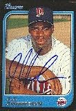 J.J. Johnson, New Britain Rock Cats - Twins Affiliate Autographed Card
