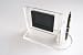 Desk Organizer with 3.5 digital photo frame. Display business cards,name plate &play mp3,mp4 music even Videos.