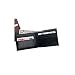 Alligator Wallets | Crocodile Wallets | Men's Alligator Wallets - Budd Leather Crocodile Bidente Black Slim Wallet Made in Spain