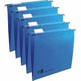 Produkt-Bild: 5 Star H&auml;ngemappen blau f&uuml;r DIN A4 Natronkarton (RC) 230g/qm Inh.5