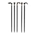 IMAX Soren Walking Sticks Brass Sheesham Wood Bone Unique Handle