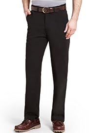 Pure Cotton Straight Leg Regular Fit Chinos