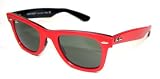 Red Ray-Ban Wayfarer RB2140 Sunglasses