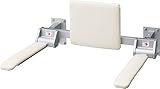 LIXIL(リクシル)INAX 肘掛け手すり(壁付式・背もたれ付) ロングタイプ 合成皮革 KFC-274E