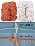 Markwort White 2.5 mm Soccer Goal Net - 1 Pair