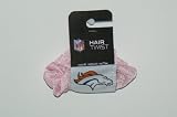 NFL Denver Broncos Pink Hair Scrunchie Ponytail Holder