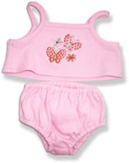 Girls Cami Set Outfit Teddy Bear Clothes Fits Most 14" - 18" Build-a-Bear and Make Your Own Stuffed Animals