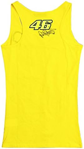 Valentino Rossi VR46 The Doctor Moto GP Womens Tank Top Yellow Official 2015