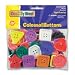 Chenille Kraft Company Products - Plastic Craft Buttons, Assorted Colors/Sizes - Sold as 1 EA - Extra large buttons are designed for use in craft projects. Colossal Buttons come in assorted colors and shapes, such as triangles, squares, hexagons, hearts,