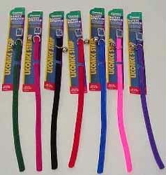 Coastal Collar Cat Licorice Strip/Bell 12 Npk