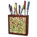 VWPics Flowers - Crimson Clover.(Trifolium incarnatum).Mendocino,California - Tile Pen Holders-5 inch tile pen holder