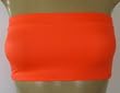 NEON COLORS! Nylon/Lycra Strapless Bandeau Crop Tube Top Bra/Swimwear Top in 3 Neon Colors. Available Junior Sizes S, M, L, XL (Please read details and measurements)