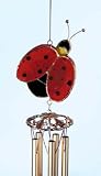 Gallery Art Glass Ladybug - Small Wind Chimes - B000NVC5W2