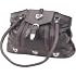 Embassy Large Brown Genuine Leather Purse Southwest Silver Heart Conchos