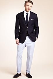 Luxury Pure Wool Single Breasted Blazer