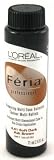 L'Oreal Feria Color # 4.01 2.4 oz. Soft Dark Ash Brown (3-Pack) with Free Nail File