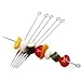 Kitchen Gems 7 Piece Deluxe Barbecue BBQ Grill Tool Gift Set Kit - For Use On Smokers, Charcoal, Gas, Electric and Infrared Outdoor Grills - Includes All The Essential Items You Need For A Perfect BBQ