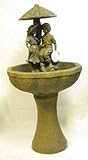 IMAGE OF Cute Couple Under an Umbrella Granite Resin Outdoor Fountain