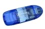 BlueProton USB 2.0 Mini 4-in-1 Single Slot Memory Card Reader Writer for SD SDHC MiniSD MMC rsMMC