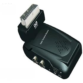 Ex-Pro Digital Freeview Receiver & Recorder (Record TV to a USB Drive or SD Card playback !) - Unobtrusive Angle Scart Fitting