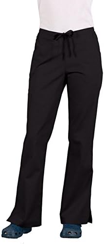 Med Couture Womens Waist Pockets Scrub Pants
