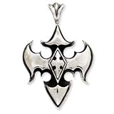 Sterling Silver Antiqued Gothic Pendant