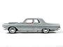 1963 Dodge 330 diecast model car 1:18 scale die cast by Maisto - Silver