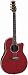 Ovation 2077 LX Legend Contour Acoustic-Electric Guitar w/ Case - Transparent Burgundy
