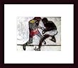 Art Poster Wood Framed Print - Preliminaries - Artist: Sam Rabin- Poster Size: 8 X 10