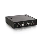 C2G / Cables to Go 30567 4-Port USB 2.0 High Speed Front-Bay Hub Black