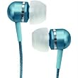 COBY CVEM79BLU HIGH-PERFORMANCE ISOLATION STEREO EARBUDS (BLUE)
