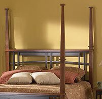 Jasper Full Size Headboard In Aged Bronze/Cherry Finish By Fashion Bed Group
