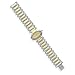Oval Link Two Tone Fashion Watch title=