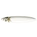Excellant&eacute; Sage Melamine Collection 15-Inch Appetizer Tray Heavy Weight, Embossed Olive