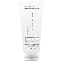 Giovanni Hair Straightening Elixir, Straight Fast with Shine Enhancers, 6.8 lf oz Containers (Pack of 2)