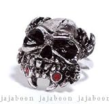 JAJABOON 蜘蛛 ドクロ 指輪